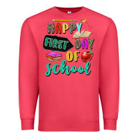 Cardinal happy first day of school Premium Sweatshirt - Zillion Design Studio