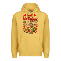 Antique Gold best birthday cake pizza Premium Hoodie - AdoDesignShop