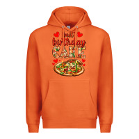 Carrot best birthday cake pizza Premium Hoodie - AdoDesignShop