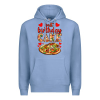 Colony Blue best birthday cake pizza Premium Hoodie - AdoDesignShop