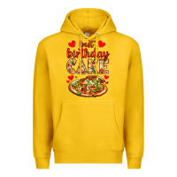 Lemon best birthday cake pizza Premium Hoodie - AdoDesignShop