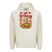 Oatmeal Heather best birthday cake pizza Premium Hoodie - AdoDesignShop