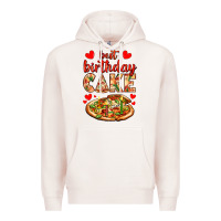 Pale Pink best birthday cake pizza Premium Hoodie - AdoDesignShop