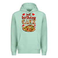 Seafoam best birthday cake pizza Premium Hoodie - AdoDesignShop