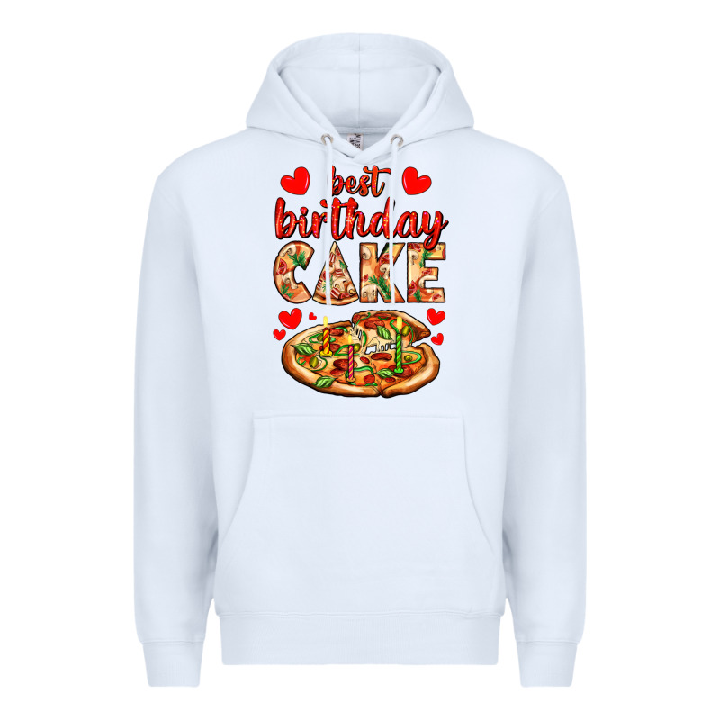 Best Birthday Cake Pizza Premium Hoodie by AdoDesignShop | Teevron