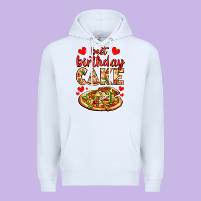 Best Birthday Cake Pizza Premium Hoodie Designed By Adodesignshop