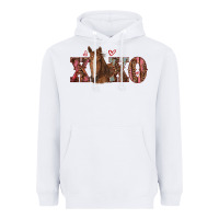 White xoxo horse Heavyweight Hoodie - RanaPortraitStore