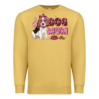 Antique Gold dog mom Premium Sweatshirt - Zillion Design Studio