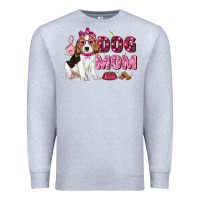 Heather Grey dog mom Premium Sweatshirt - Zillion Design Studio