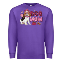 Purple dog mom Premium Sweatshirt - Zillion Design Studio
