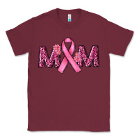 Burgundy cancer ribbon mom Classic Tee - RanaPortraitStore