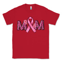 Red cancer ribbon mom Classic Tee - RanaPortraitStore