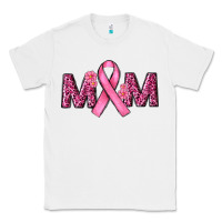 White cancer ribbon mom Classic Tee - RanaPortraitStore
