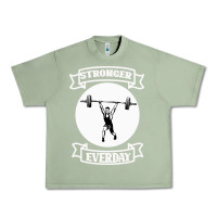 Oil Green Stronger Everday Urban Heavy Tee - Bettercallsaul