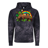 Cloud Black st patricks bear ado Vintage Hoodie - AdoDesignShop
