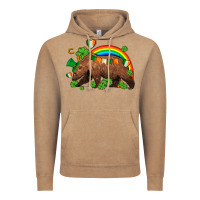 Vintage Coffee st patricks bear ado Vintage Hoodie - AdoDesignShop
