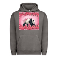 Pigment Tornado Panda With Sakura Blooms Urban Hoodie - LillyAllenDesigns