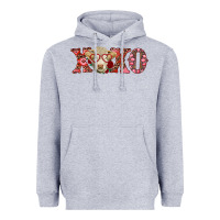 Heather Grey xoxo charolais cow Heavyweight Hoodie - RanaPortraitStore