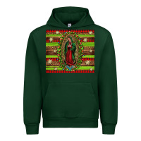 Forest Green our lady of Guadalupe Christmas Urban Hoodie - Jasminsmagicworld