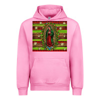 Fuchsia Pink our lady of Guadalupe Christmas Urban Hoodie - Jasminsmagicworld