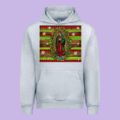Our Lady Of Guadalupe Christmas Urban Hoodie Designed By Jasminsmagicworld