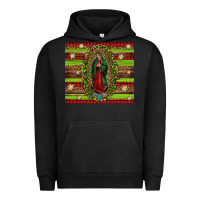 Pigment Black our lady of Guadalupe Christmas Urban Hoodie - Jasminsmagicworld
