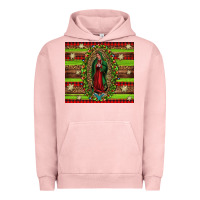 Pigment Salmon our lady of Guadalupe Christmas Urban Hoodie - Jasminsmagicworld