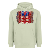 Matcha 4th of july brushstroke Heavyweight Hoodie - Zillion Design Studio