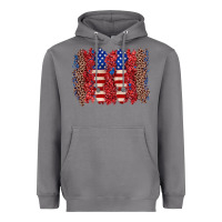 Storm 4th of july brushstroke Heavyweight Hoodie - Zillion Design Studio