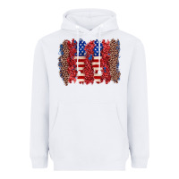 White 4th of july brushstroke Heavyweight Hoodie - Zillion Design Studio