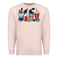 Pale Pink hockey begins after coffee cups Premium Sweatshirt - Zillion Design Studio