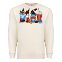 Sandshell hockey begins after coffee cups Premium Sweatshirt - Zillion Design Studio
