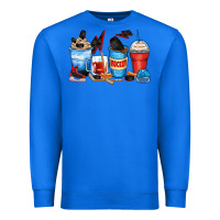 True Royal hockey begins after coffee cups Premium Sweatshirt - Zillion Design Studio
