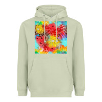 Matcha fruits leopard seamless pattern Heavyweight Hoodie - Zillion Design Studio