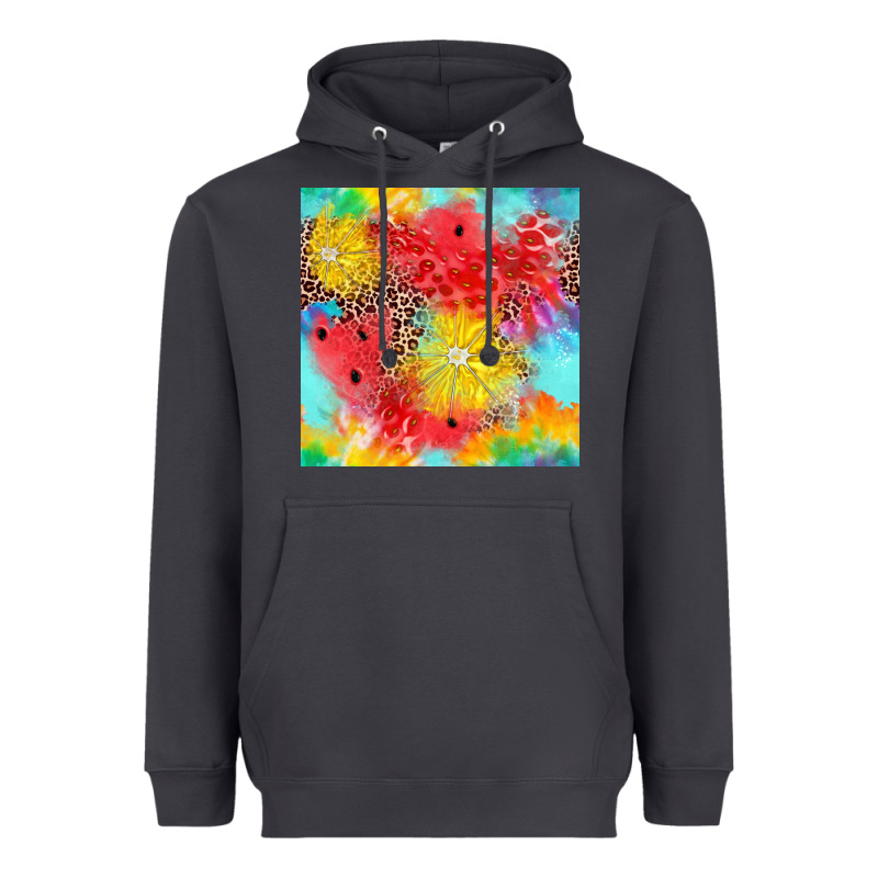 Fruits Leopard Seamless Pattern Heavyweight Hoodie by Zillion Design Studio | Teevron