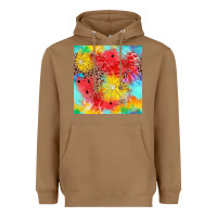 Toasted Coconut fruits leopard seamless pattern Heavyweight Hoodie - Zillion Design Studio