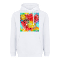White fruits leopard seamless pattern Heavyweight Hoodie - Zillion Design Studio