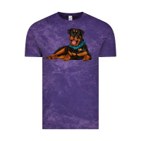 Cloud Purple rottweiler Vintage Tee - Artiststas