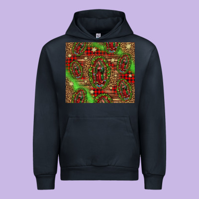 Our Lady Of Guadalupe Christmas Urban Hoodie Designed By Jasminsmagicworld