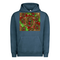 Pigment Midnight Navy our lady of Guadalupe Christmas Urban Hoodie - Jasminsmagicworld