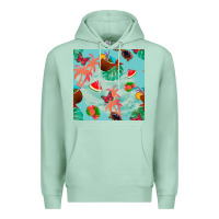 Seafoam summer vibes seamless pattern Premium Hoodie - BundleAndBundleShop