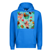 True Royal summer vibes seamless pattern Premium Hoodie - BundleAndBundleShop