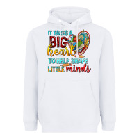 White big heart to help shape little minds tbw Heavyweight Hoodie - texasbilliewilder
