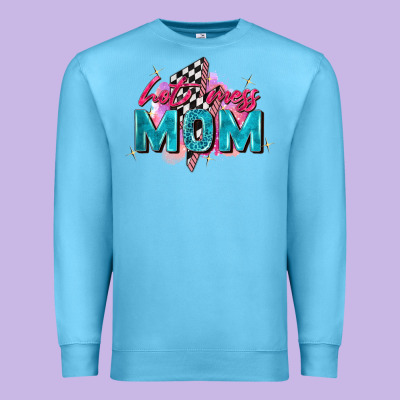 Hot Mess Mom Premium Sweatshirt Designed By Zillion Design Studio