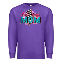 Purple hot mess mom Premium Sweatshirt - Zillion Design Studio