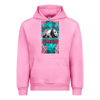 Fuchsia Pink just a girl who loves pandas Urban Hoodie - LillyAllenDesigns