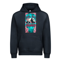 Navy just a girl who loves pandas Urban Hoodie - LillyAllenDesigns
