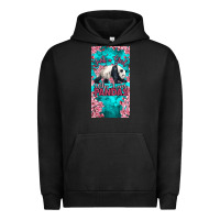 Pigment Black just a girl who loves pandas Urban Hoodie - LillyAllenDesigns