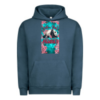 Pigment Midnight Navy just a girl who loves pandas Urban Hoodie - LillyAllenDesigns