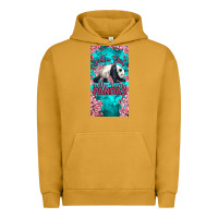 Pigment Peanut Butter just a girl who loves pandas Urban Hoodie - LillyAllenDesigns
